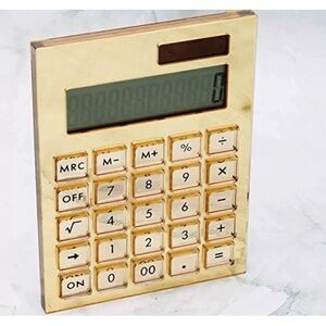 Acrylic And Gold Calculator!!